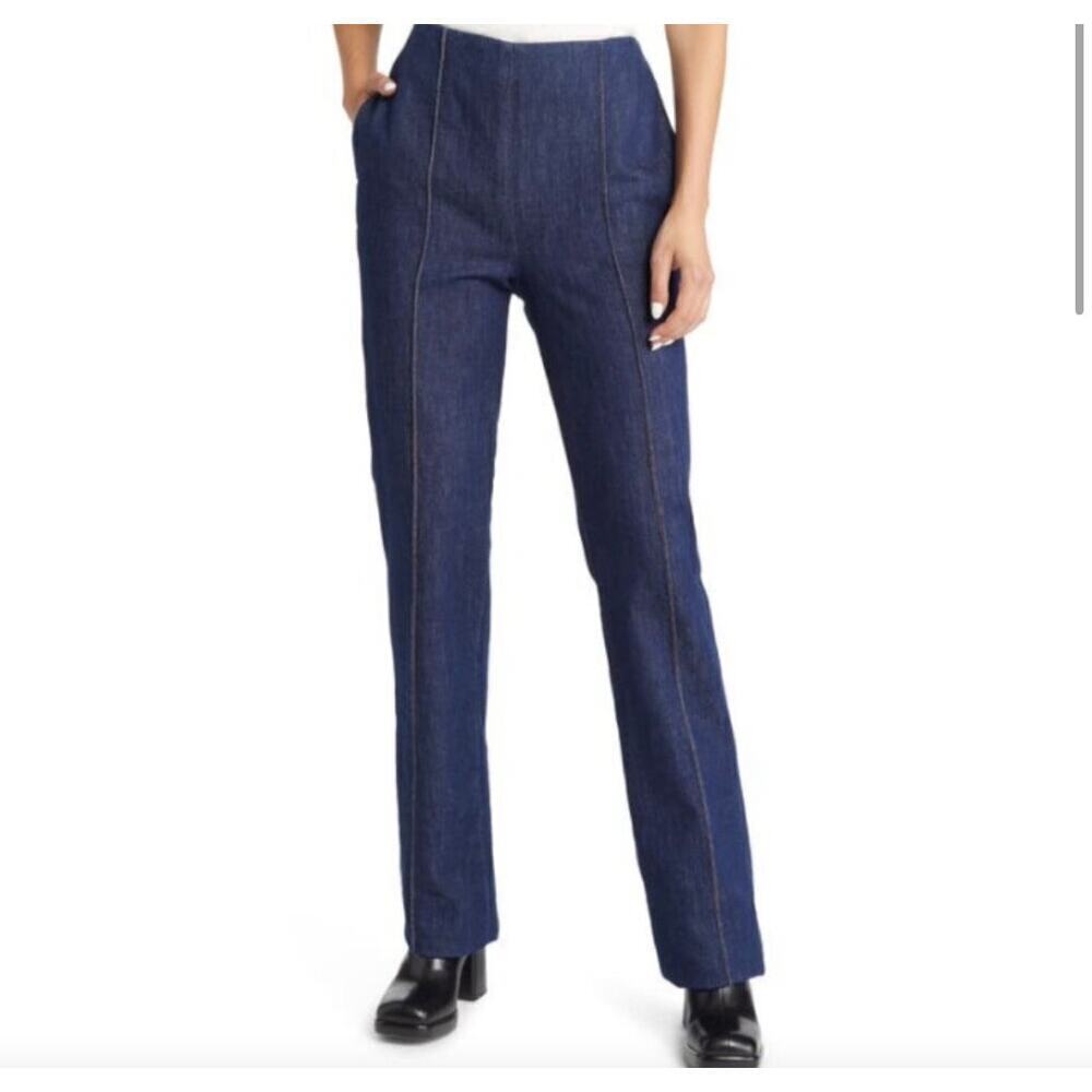 Frame Pintuck Denim Trouser Size 27 - Picture 2 of 10